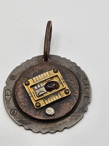 Vintage Artisan Steampunk Industrial Mix Metall Anhänger - Bild 1 von 17