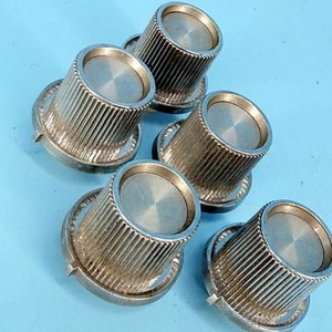 Lloyds Solid State Stereo Plastic Silver Knobs for Model 1M32W-07A Replacement - Picture 1 of 4