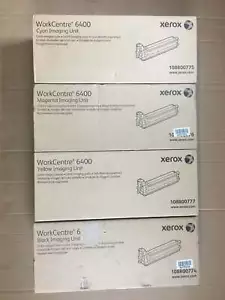 New OEM Xerox WorkCentre 6400 CMYK Imaging Unit 108R00774,775,776,777 - Picture 1 of 8
