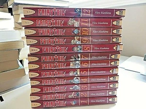 Fairy Tail Set volúmenes 1-12 manga (inglés) lote de libros de Hiro Mashima - Imagen 1 de 6