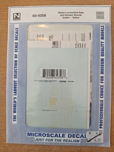 N Scale Microscale Decals $3.00 Your Choice 'SEVERAL LISTINGS' Item #B1 - Picture 1 of 37