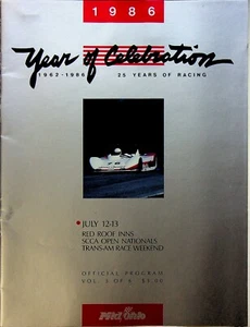Vtg 1986 Mid Ohio Racing Year of Celebration Racing Program Vol. 3 m2460 - Picture 1 of 4