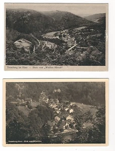 26/447 AK 2 x TRESEBURG - WEIßER HIRSCH - BLICK VOM WILDSTEIN unbeschrieben - Bild 1 von 3