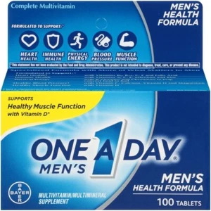 One a Day Men's Complete Multivitamin Plus Minerals 100 Tablets - Picture 1 of 5