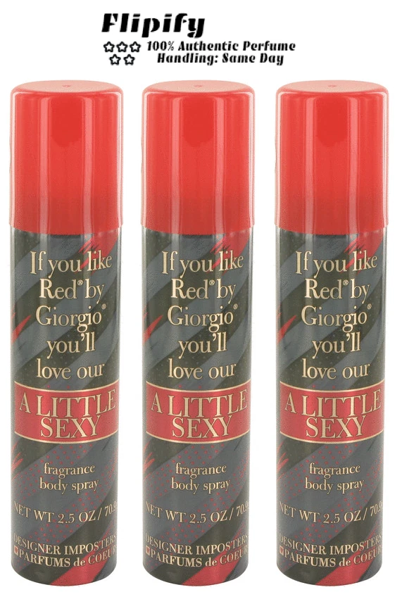 3 x дизайнер самозванцы немного сексуальный нежный 2,5 унций тела спрей лот - Изображение 1 из 1