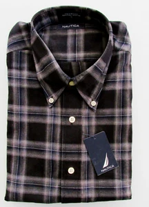 Camisa de algodón manga larga para hombre Nautica (NUEVA CON ETIQUETAS) talla grande - Imagen 1 de 4