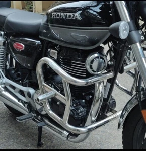 HONDA HINESS AND RS SLIDER GUARD IN STAINLESS STEEL - Picture 1 of 3