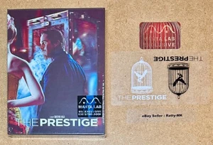 THE PRESTIGE - MANTA LAB 4K + BLU RAY DOUBLE LENTICULAR STEELBOOK - NEW & SEALED - Picture 1 of 16
