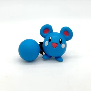 Pokemon TOMY Figure Azurill Blue Water Mouse Toy Collectible Cute 1 Inch - Picture 1 of 7