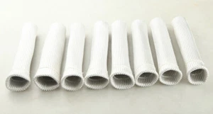 Funda protectora térmica bujía de 8 cilindros funda línea de combustible cableado plateado 1"" - Imagen 1 de 1