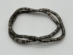 Vintage Reticulated Coil Snake Bendable Necklace Bracelet Silver Pewter Color - Picture 1 of 4