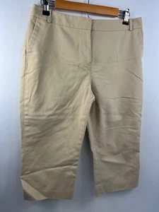 Pantalone Ann Taylor donna taglia 8 marrone gamba dritta davanti tasche portamonete - Foto 1 di 11