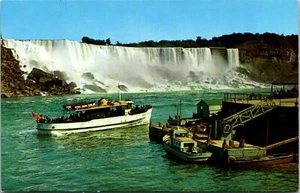 Maid of the Mist Tour Boat Niagara Falls Canada Postcard - Picture 1 of 2