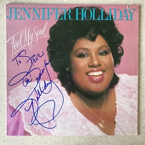 Jennifer Holiday Signed / Inscribed Feel My Soul Vinyl LP Discount Cut Excellent - Picture 1 of 6