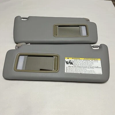 Conjunto de quebra sol Toyota Highlander 2001-2007 motorista e passageiro fabricante de equipamento original em perfeito estado  - Imagem 1 de 4