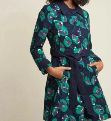 NEW without tags MODCLOTH "Delightful Direction"Floral/Navy Blue Spring Jacket M - Image 1 of 3