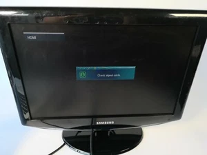 SAMSUNG LN-T1953H Monitor TV With Stand 19" LCD HDTV HDMI VGA TV - Picture 1 of 12