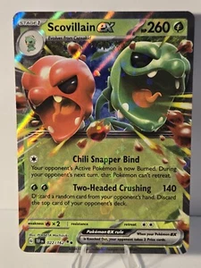 Pokemon TCG SV05: Fuerzas Temporales #022/162 Scovillain ex casi nuevo - Imagen 1 de 3