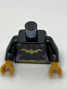 Lego Batgirl Torso Batman Female Logo with Body Armor and Gold Belt Pattern #47 - Picture 1 of 1
