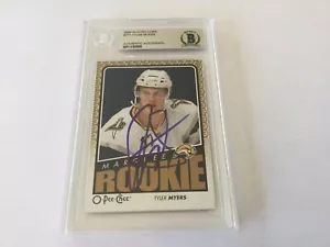 Tyler Myers Signed Autographed Card Slabbed Encapsulated Beckett BAS COA a - Picture 1 of 2