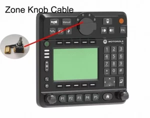 Motorola OEM O9 Zone Knob Cable Assembly --MFCDC252-9 - Picture 1 of 3