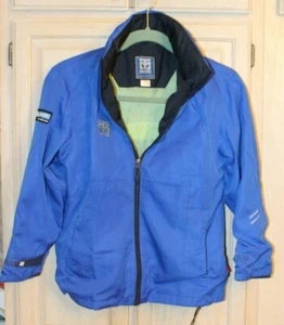 AUTÉNTICA CHAQUETA CORTAVIENTOS MOOTO azul?verde cremallera completa artes marciales talla 140 (0) - Imagen 1 de 6