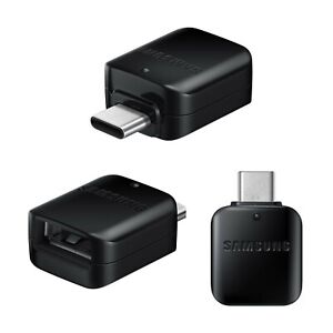 Lot of 10 Samsung USB to USB C Adapter On-The-Go OTG USB Connector Black New