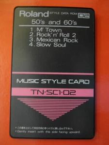 Roland TN SC 1 02 E 20 RA 50 Style ROM Card etc... - Picture 1 of 1