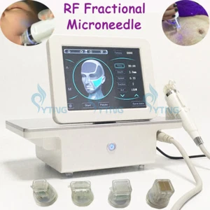 portable Gold Fractional-RF Micro Machine Skin stretch mark removal + 4 tips - Picture 1 of 8
