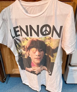 Lennon (☮️) Graphic Imagine T Shirt, Size Small, Unisex - Picture 1 of 4