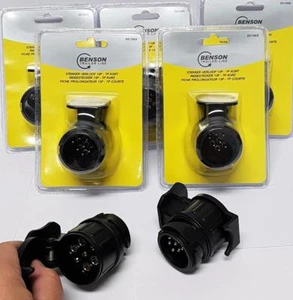 2x Adaptador de remolque 13 pines a 7 polos. Adaptador remolque caravana enchufe de viaje - Imagen 1 de 2