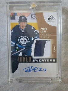 Patrik Laine Upper Deck SP inked sweaters rookie, 11/25 - Picture 1 of 4