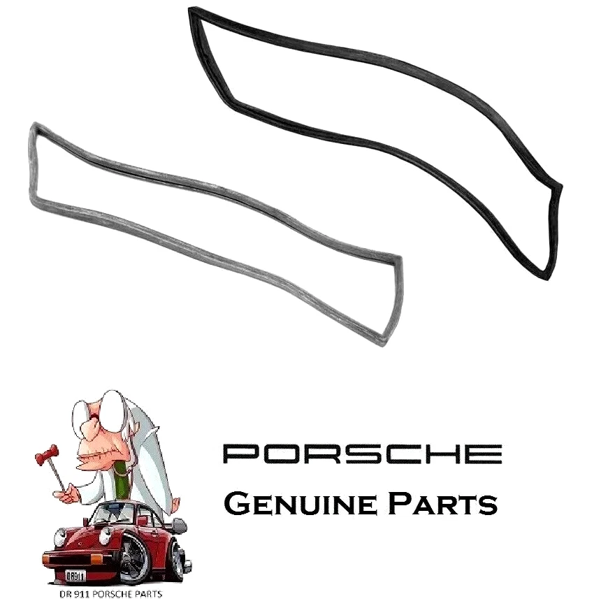 Porsche 911 912 930 Taillight Lens Seals Gaskets Driver Passenger GENUINE - Image 1 of 1