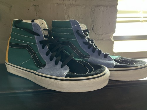 Scarpe sneakers casual Vans unisex Sk8 Hi 721356 multicolore taglia M 10 W 12