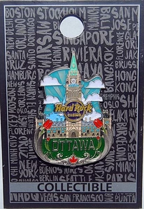 Hard Rock Hotel & Casino OTTAWA Year 2018 City Icon Pin - Picture 1 of 2