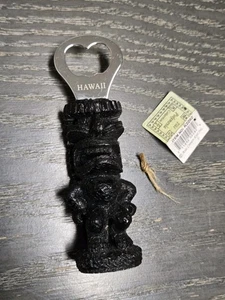 Vintage Hawaii Tiki Bottle Opener Resin Figure Barware Beer Cap Utensil - Picture 1 of 10