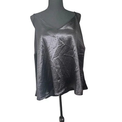 AVA & VIV Black Camisole Style Top Size 2X - Image 1 of 4