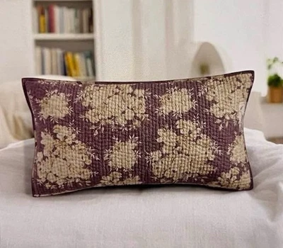 Nuevo Juego de 2 fundas de almohada Pottery Barn Juliette Toile King púrpura glicinia nuevas con etiquetas Foto 1 de 4