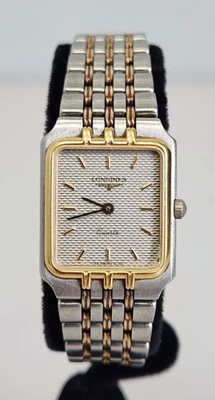 Reloj de cuarzo LONGINES de colección años 80 para dama 153-6733 chapado en oro a dos manos, necesita batería Foto 1 de 4