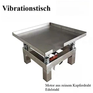 Vibrationstisch 35×35cm für Beton/Mörtel – Edelstahl 3000 rpm, 230 V/50 Hz - Bild 1 von 11