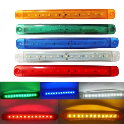 24V LED Side Marker Indicator Light Lamp For Truck Trailer Lorry RV VAN - Image 1 of 4