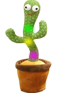 Tiktok Dancing Cactus Repeat Talking Plush Toy Singing Musical Toy for Babies - Picture 1 of 4
