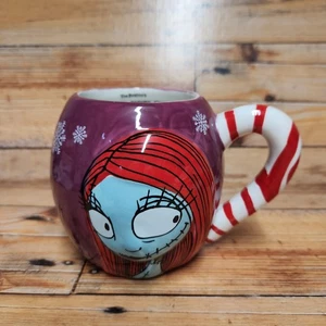 Nightmare Before Christmas Becher 19,2 Oz Sally Schneeflocken Zuckerstange Streifen Griff - Bild 1 von 6