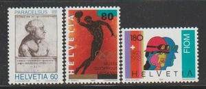 SWITZERLAND STAMPS 1993 PARACELSUS OLYMPIC MUSEUM METALWORKERS FED MNH- SWISS161 - Picture 1 of 1