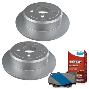 Bendix Rear Brake Pads + Rotors for Jeep Wrangler JK DB2003 2007-2018 - Picture 1 of 1
