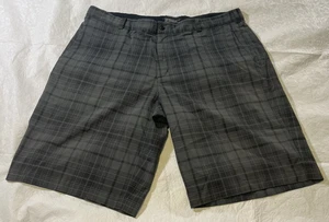 Nike Golf Dri-Fit Tour Performance Shorts Herren 40 grau schwarz kariert 4 Taschen NEU - Bild 1 von 7