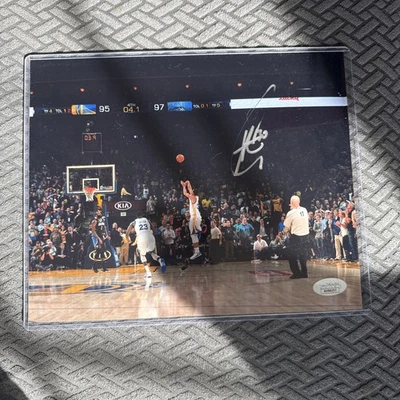 Stephen Curry Golden State Warriors Signed 8x10 Photo Autographed JSA COA - Image 1 of 2