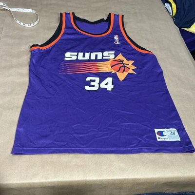 Vintage VTG Charles Barkley Phoenix Suns Champion Jersey 90's Size 48 - Image 1 of 4