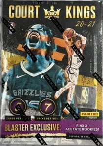 2020-21 Panini Court Kings International Blaster Box Edwards RC? Blank slate? - Picture 1 of 3