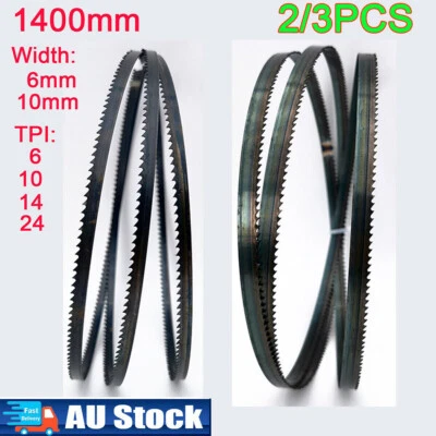 3X 1400MM Band saw Bandsaw BLADE - VARIOUS TPI'S for GIANTZ 250W 195MM Band saw - image 1 of 4